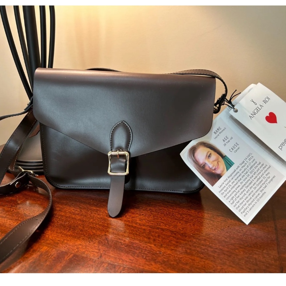 NEW Angela Roi Crossbody - Dark Brown